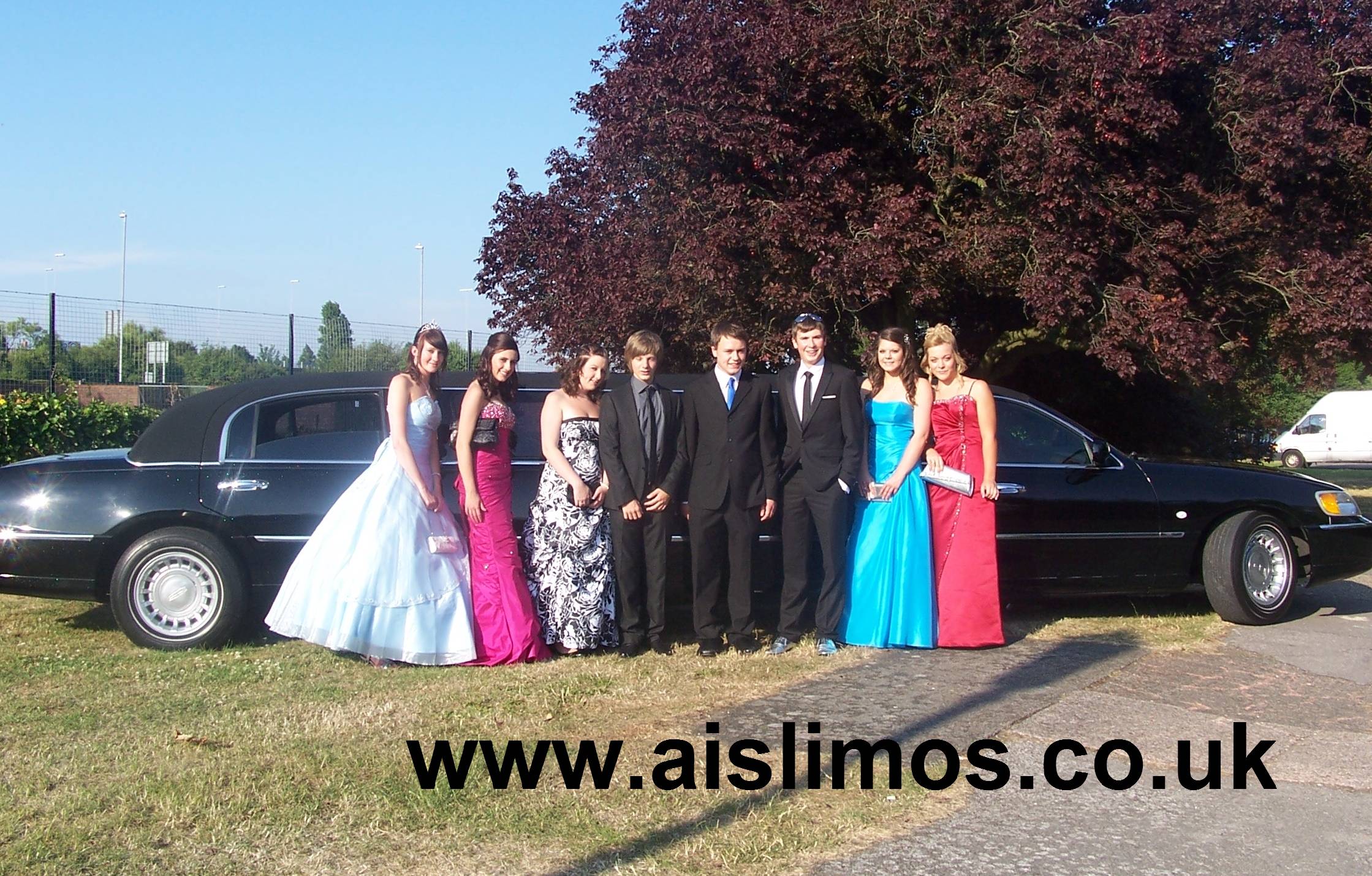 Black Limousine School Prom